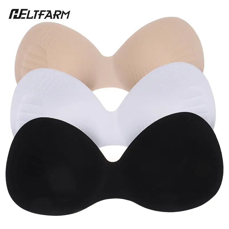 Women Swimsuit Comfortable Inserts Sponge Foam Bra Pads Chest Cup Breast Bra Bikini Insert Chest Pad