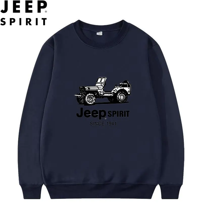 

Brand-new high-quality 2026 spring and autumn Jeep casual round-neck sweatshirt, suitable for outdoor sports sweatshirts