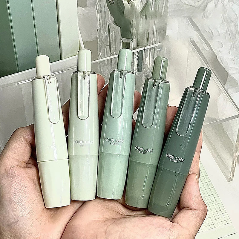 เทปลบคำผิดแบบสีไล่ระดับสี1ชิ้นเครื่องมือบราดันทรงปากกาเครื่องมือเครื่องเขียนเกาหลีเครื่องใช้สำนักงาน