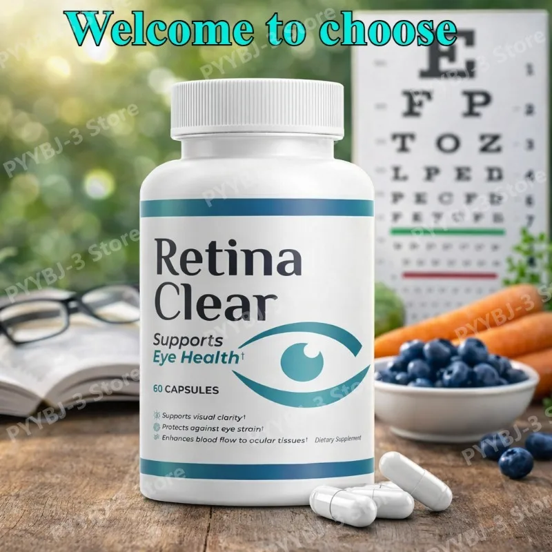 

60 Count Eye Protection Capsules Supports Visual Clarity and Relief Eye Fatigue Supplement Contain Lutein,multivitamin & Zinc