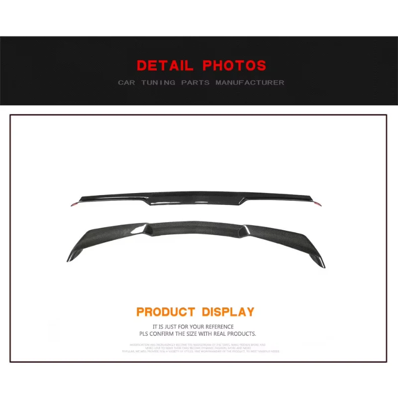 

Carbon Fiber Body Parts Rear Spoiler Universal For 2023-2024 CHEVROLET CORVETTE C8 (Z06)