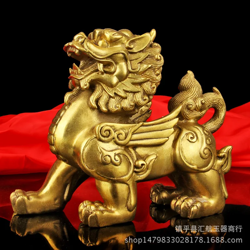 

Manufacturer Wholesale Pure Copper Pixiu Ornament Money Copper Pixiu12Metal Crafts