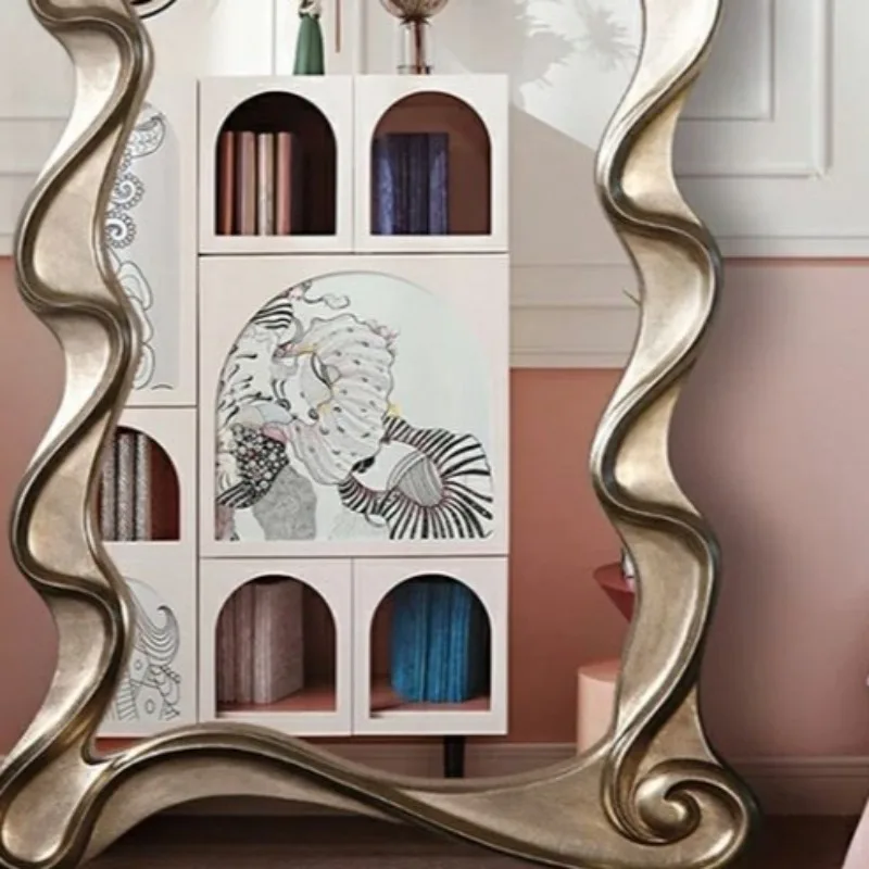 美的デザインの鏡、フレキシブルでクリエイティブな寮のディスプレイミラーフレーム、豪華な家の装飾、家のアクセサリー