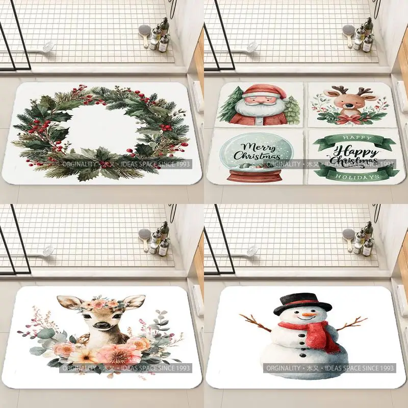 

Tractor with Christmas Tree Living Room Decoration Home Sofa Non-Slip Carpet Study Bedroom Tatami Children'S Soft Floor Mat