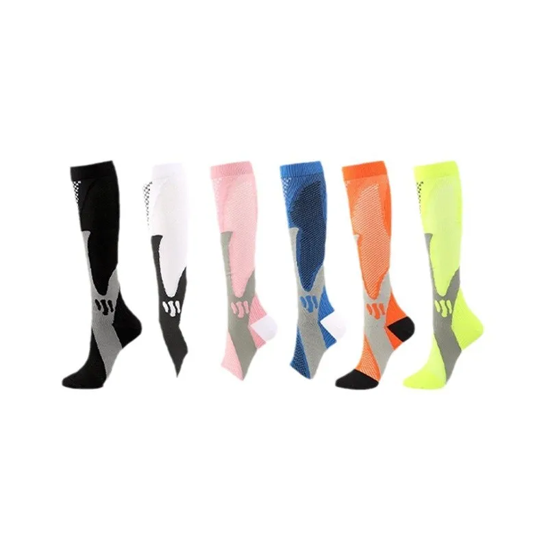 Anti-slip Tapedesign Football Socks for Men, Cycling Sports, Hiking and Camping Socks, Non-slip Pro Racing Bicycle Socks, 3 Pair