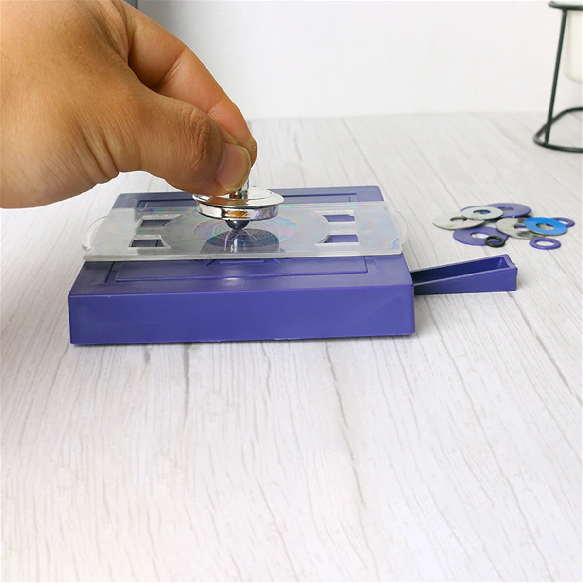 Beauty Magic UFO Levitation Magnetic Floating Spinning Top Desktop Decompression Rotating Gyroscope Antistress Fidget Toys