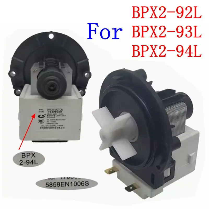 

New For LG Washing Machine Drain Pump Motor BPX2-92L BPX2-93L BPX2-94L 5859EN1006S Washer Drainage Parts