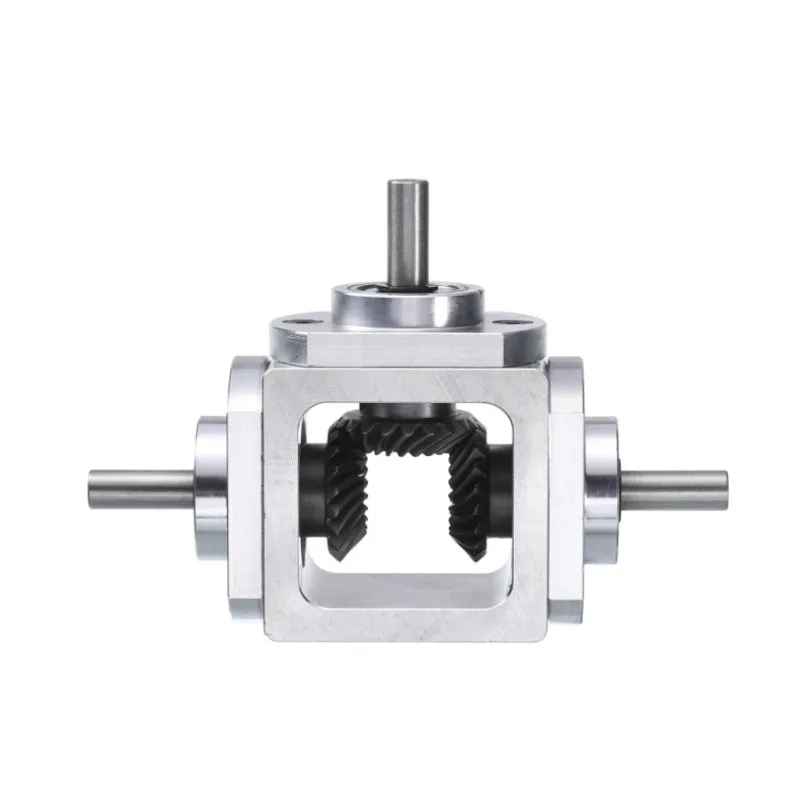 For Right Angle Transmission Variable Speed Bevel Gearbox 1:1 Shaft Diameter 6 Gearbox Corner Driver Small T Cross Commutator
