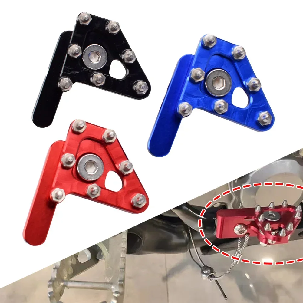 Aluminum-Alloy Universal Rear Brake Pedal Lever Step Tip Replacement Easy Installation Lightweight used for CRF-/KLX/YZF 40GF