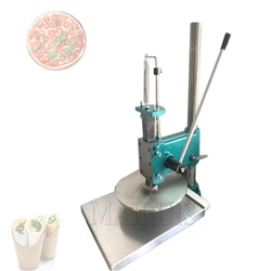 Manual Pizza Pastry Presser Maker 25CM 30CM 35Cm Diameter Dough Press Roller Sheeter Egg Pancake Flattening Making Machine For