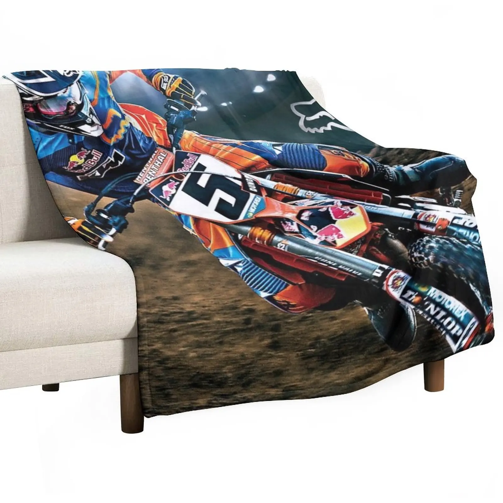 Ryan Dungey Motocross-Racer Throw Blanket bed plaid Picnic Blanket Blankets For Baby