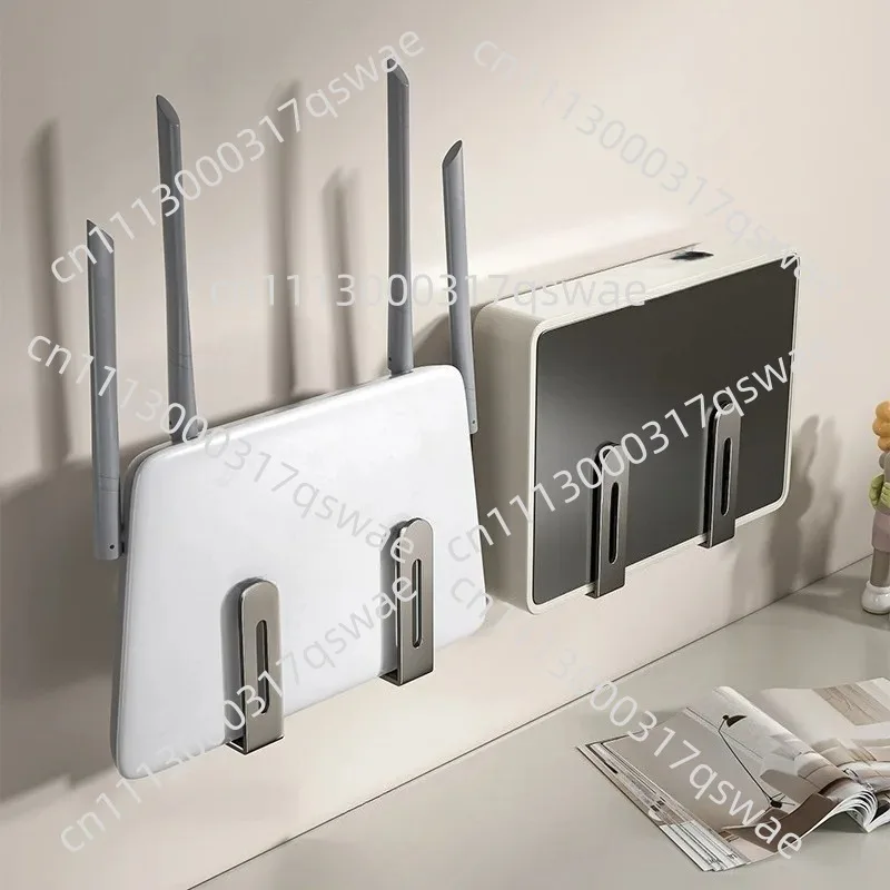 Shelves No Drilling Wall Bracket Countertop Box Storage Rack - Easy Installation No Screws Required