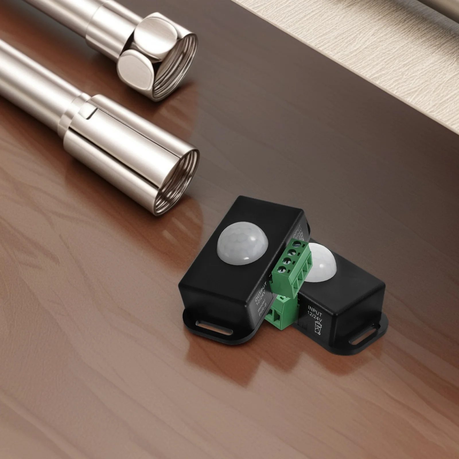 

2Pcs Motion Sensor Pir Controller 12-24V Infrared Sensor for Light Switch Motion Trigger Power Saving 12 Volt Timer