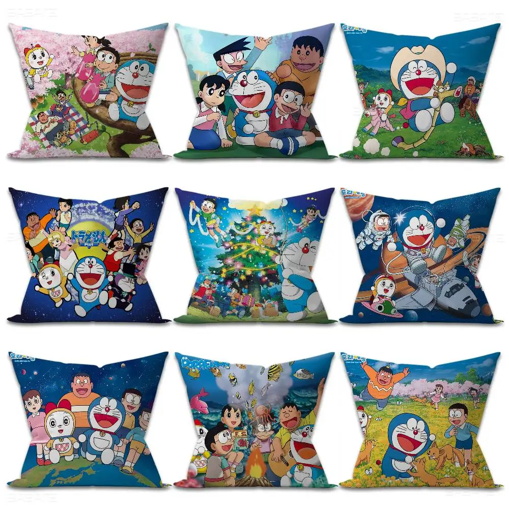 

D-Doraemons Personalized Pillow Cover Kids Bedroom Wild Party Decor Pillowcase kid Birthday shower Gift
