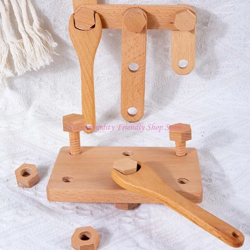 85AE Caja herramientas juguete simulación para niños/bolsa maquillaje médico juguete rompecabezas regalo