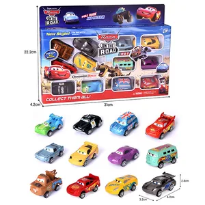 Disney-PVC Pixar Cars Model Toy für Kinder, Lightning McQueen, Jackson, Storm, Mater, Geburtstagsgeschenk, 12pcs 8 Hauptverkäufe geschäftige Spielzeuge - №2