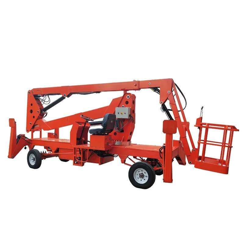 

Aerial work vehicle Telescopic boom folding arm crane lift folding arm lift platform 16 meters lift truck