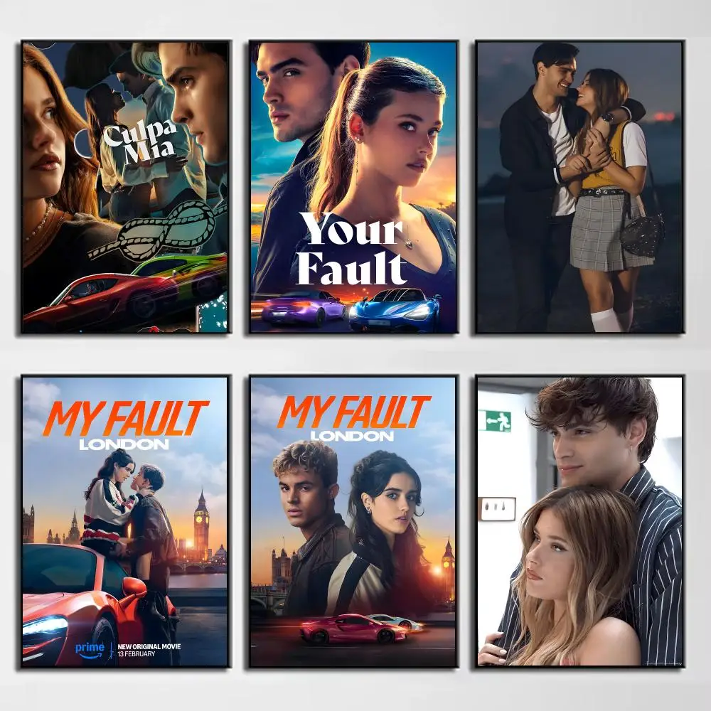 Romantic Drama Film M-My Fault Poster Wall Decor for Young Collectors, Indoor and Outdoor Decor