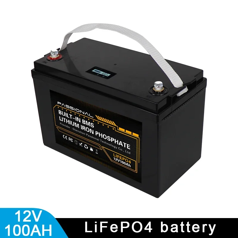 lithium battery lifepo4 100ah 12v battery for solar energy storage pack EV