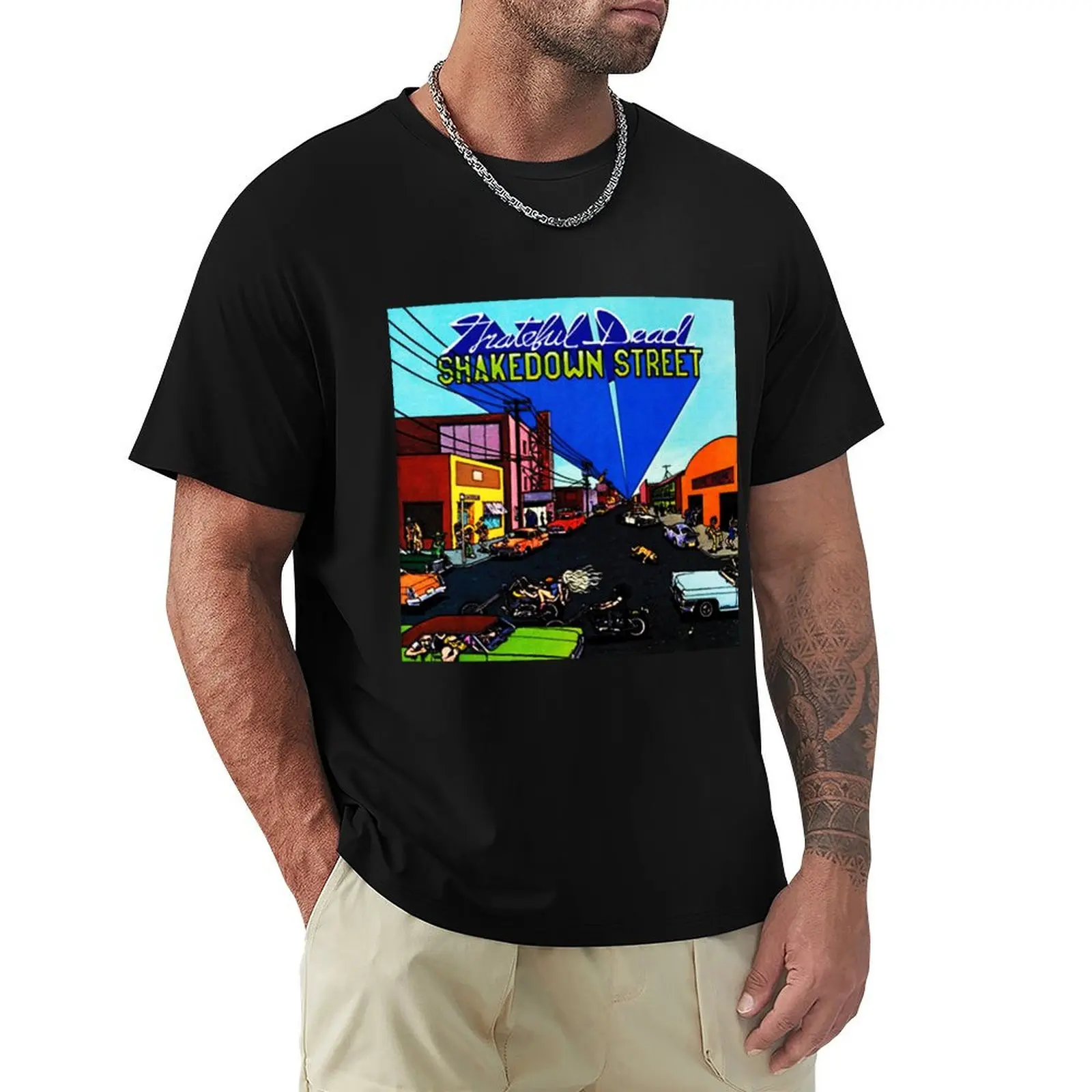 

SHAKEDOWN STREET T-Shirt vintage anime shirt oversized graphic tee mens graphic t-shirts anime