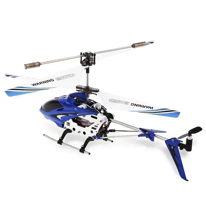 Syma-helicóptero S107g con Control remoto para niños, modelo de avión de tres canales con doble paleta, multifunción, juguete de regalo, nuevo