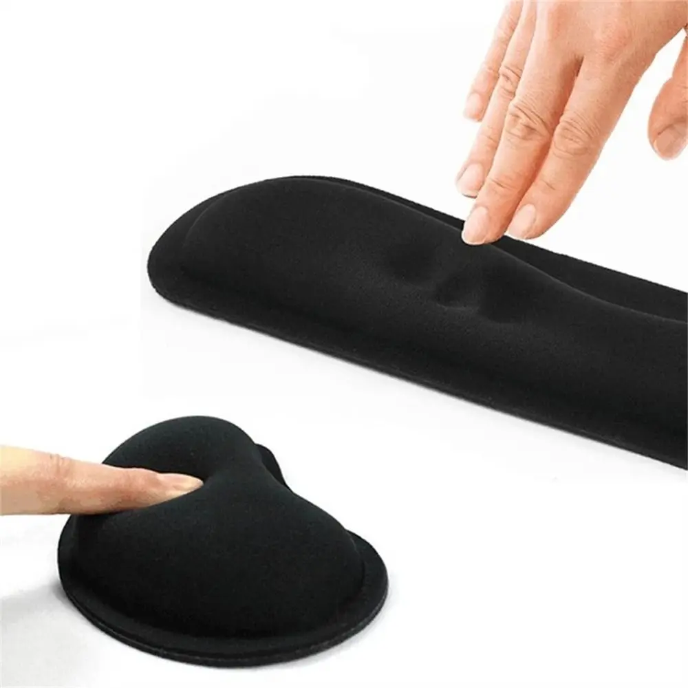 Durable Comfortable Mice Mat Wrist Support Cushion Laptop For PC Wrist Rest Pad Mouse Mat Keyboard Pad Mouse Pad
