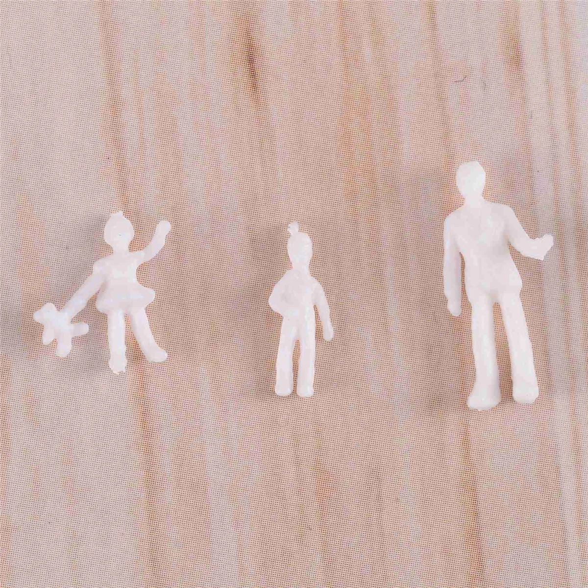 BAAA-100Pcs HO مقياس 1:100 نموذج أبيض شخصيات قطار غير مطلية