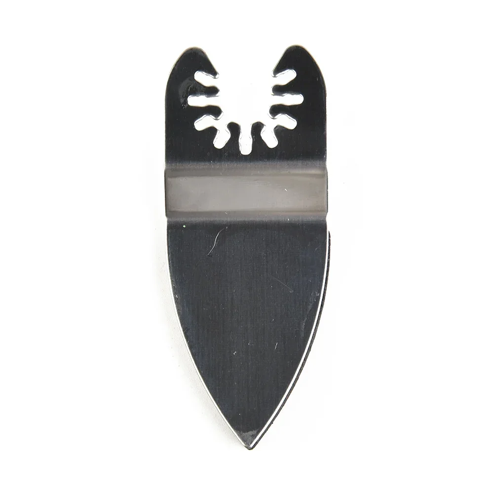 Base Levigatura Pad Scanalature Multiutensile Utensile Elettrico 1Pc 81.5*7mm Levigatura Dito Oscillante Argento Acciaio Inossidabile
