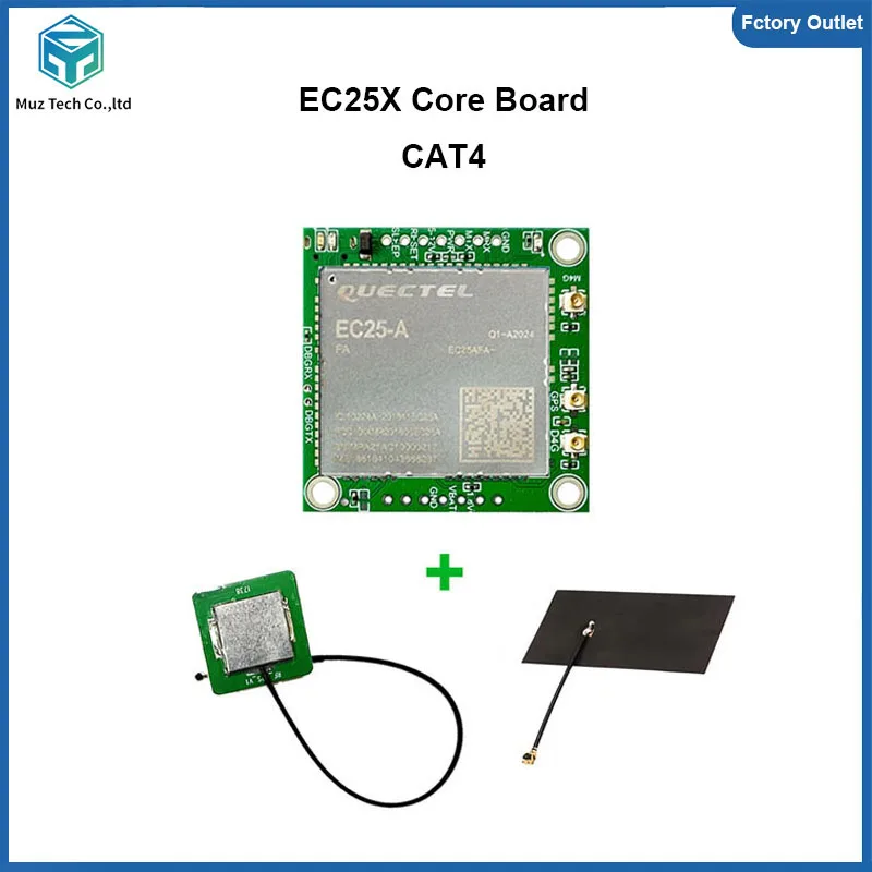 Плата разработки Quectel EC25EFA Модуль LTE CAT1 GNSS EC25AFFA EC25AFXGA EC25AUFA Коммутационный комплект с GPS + антенной FPC