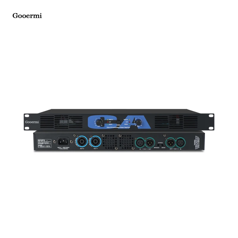 

CA2 Professional 350W*2 Channel 1U o Power Amplifier for Karaoke Wedding Party Recording Broadcast