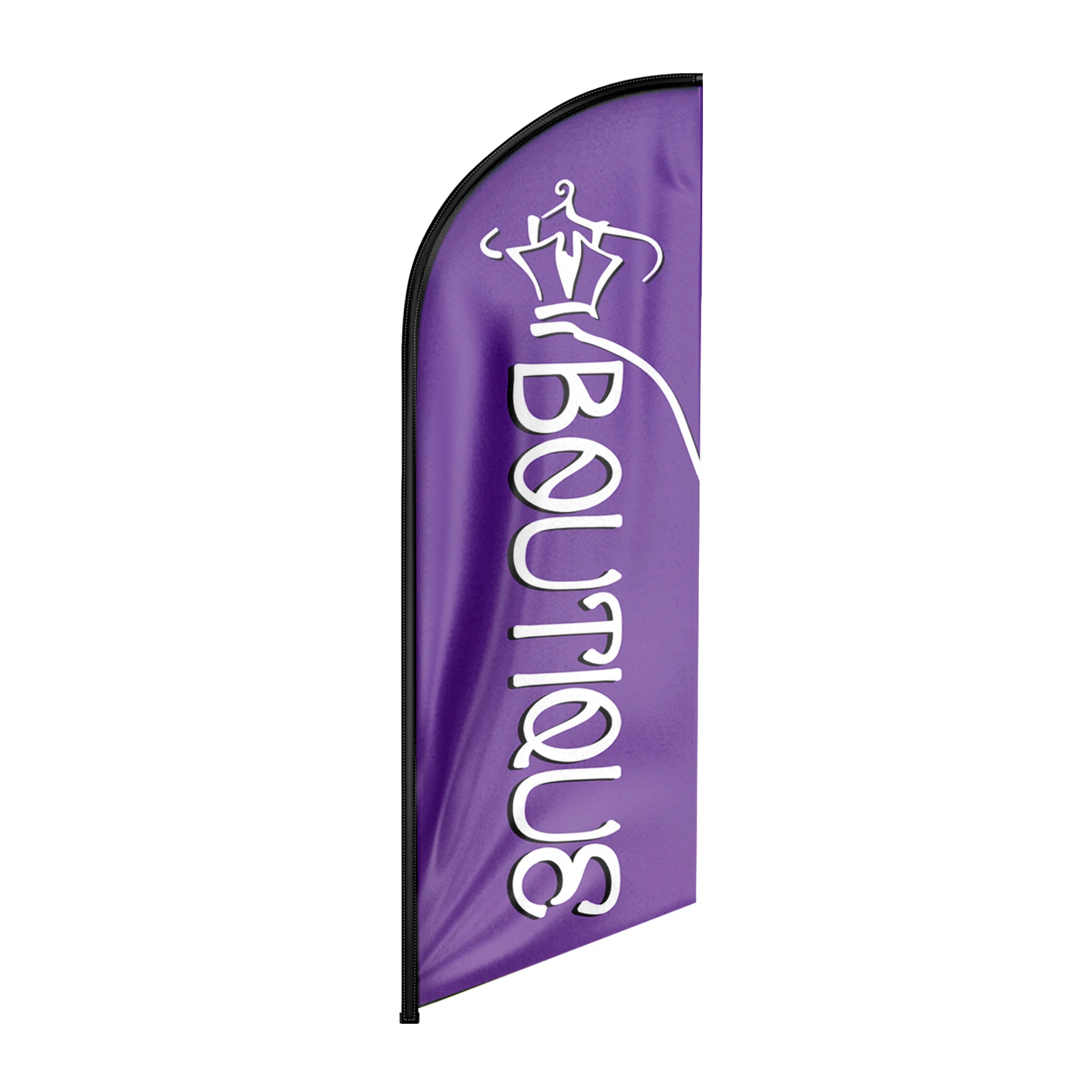 

FSFLAG 1PCS 8FT Boutique3 Feather Flag with Pole Kit and Ground Spike Swooper Banner Decorations(No Pole)