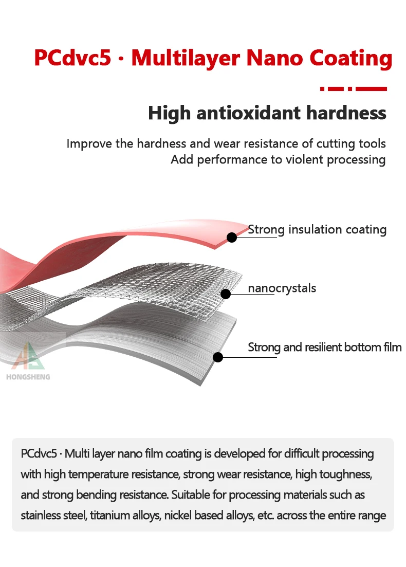 HRC70 Eckradius-Schaftfräser Hartmetall CNC-Bearbeitung Fräser R1 R2 für Edelstahl-Titanlegierung 123456789 -20 4 Flöte