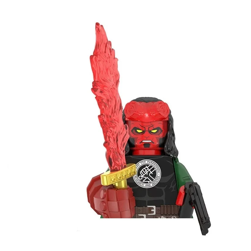 WM2422 WM2421 Hellboy Building Block Mini Action Figure Toys view 2