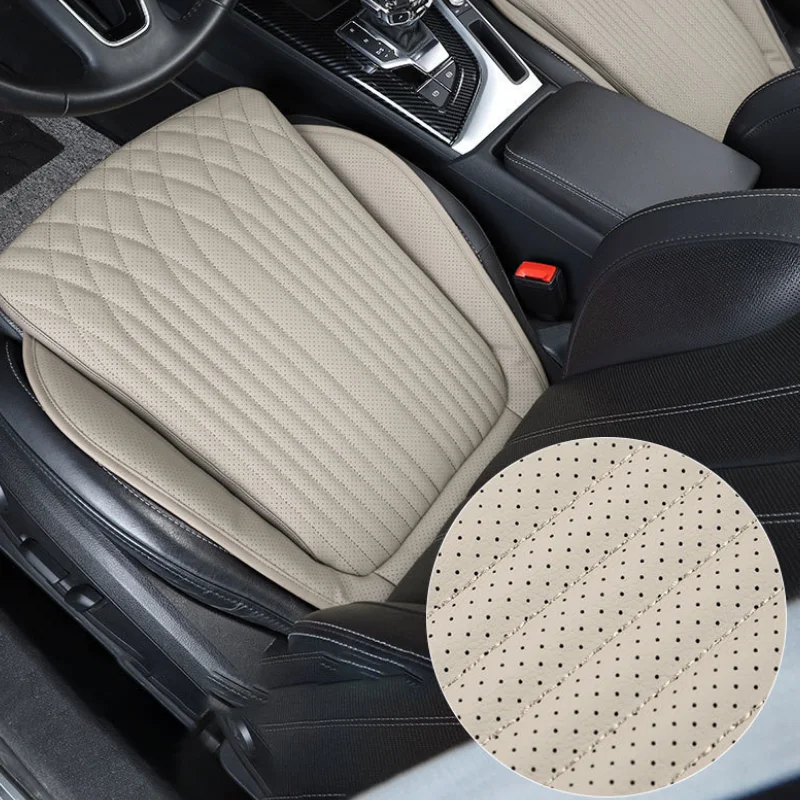 Vehicle Non-slip Support Pad Universal High Rebound Sponge Seat Cover Breathable Car Seat Cushion Luxury Leather Commercial