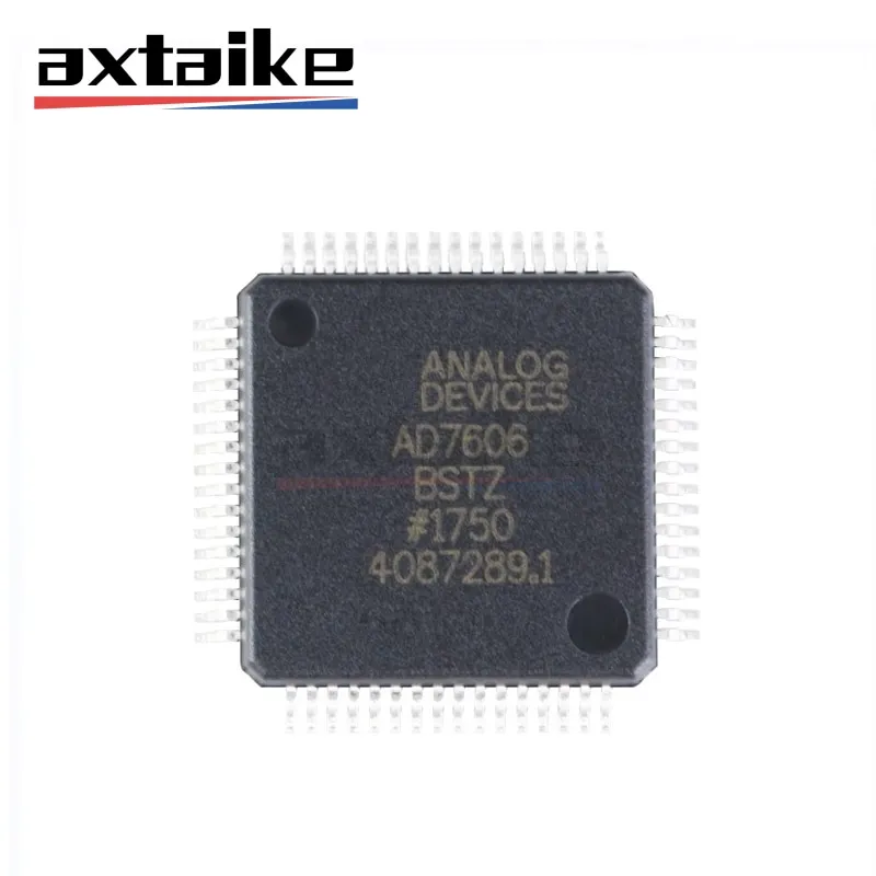 

AD7606 AD7606BST AD7606BSTZ LQFP-64 8 Channel DAS Analog to Digital Converters - ADC Simulat Sampliing Bipolar 16bit IC SMD