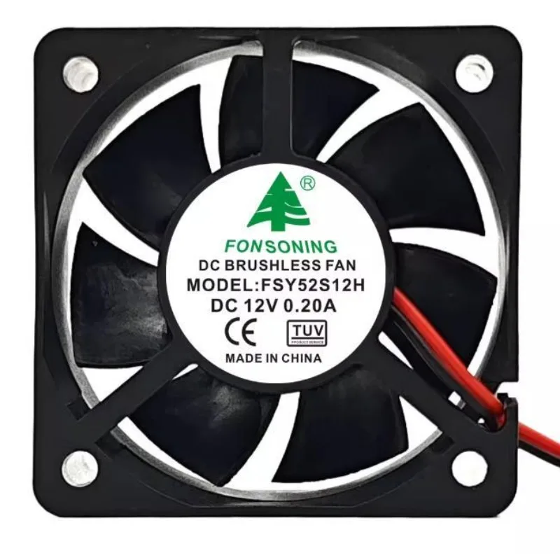 

Новый вентилятор-кулер для FONSONING FSY52S12H 5020 12 В 0,20 А 5 см охлаждающий вентилятор 50*50*20 мм