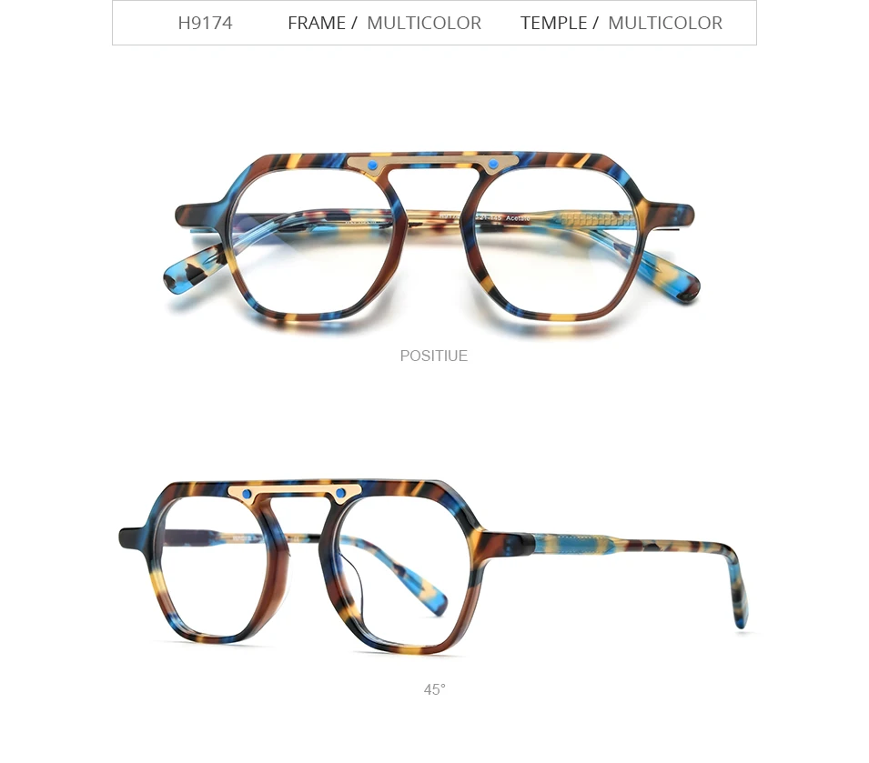 HEPIDEM Acetat Brille Rahmen Männer Marke Designer Retro quadratische Nerd Brillen japanische handgemachte Brille Vintage Brillen 9214 – Detail 16