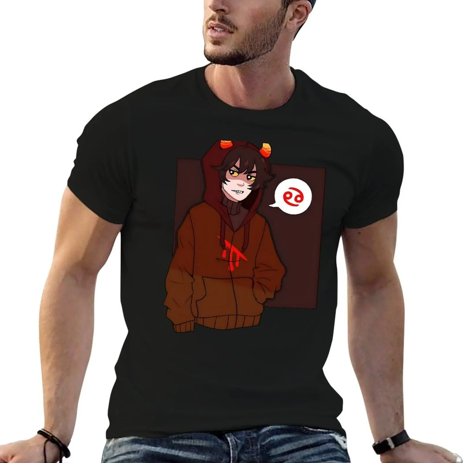 

Homestuck Trolls T-Shirt cotton tshirt 100% t shirts for man graphic tees T-Shirt