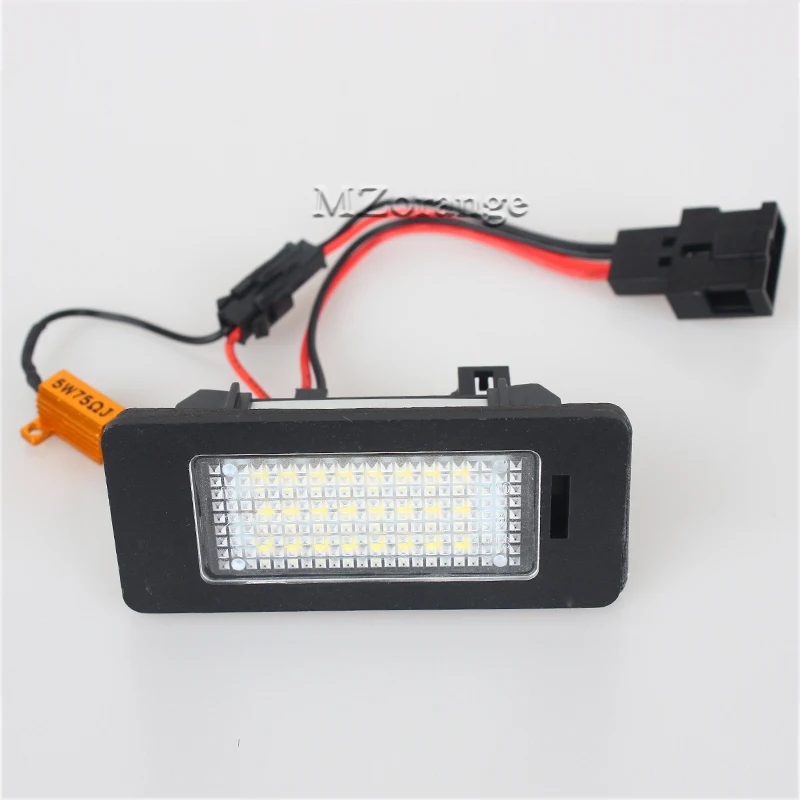 2 SZTUK 24-SMD Oświetlenie tablicy rejestracyjnej LED dla SKODA Octavia 3 Dla Rapid Dla Yeti Dla Fabia Dla Superb B6 Akcesoria samochodowe — zdjęcie 6
