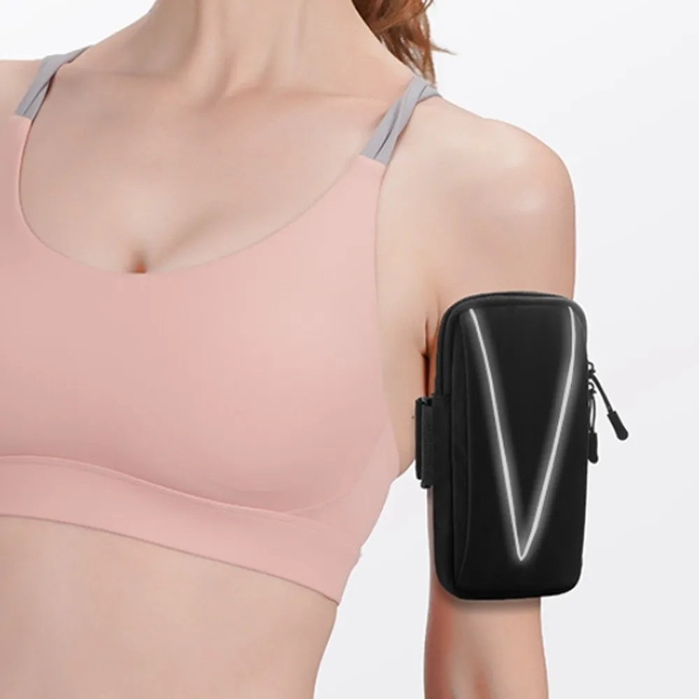 Shoulder Belt Running Phone Arm Bag Large Capacity Lightweight Running Phone Shoulder Bag Waterproof Vertical Sports Phone Bag