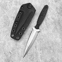 TOOR Tactical Fixed Blade Knife with Sheath 440c Blade G10 Handle EDC Outdoor Camping Hunting Survival Tools for Men's Gifts