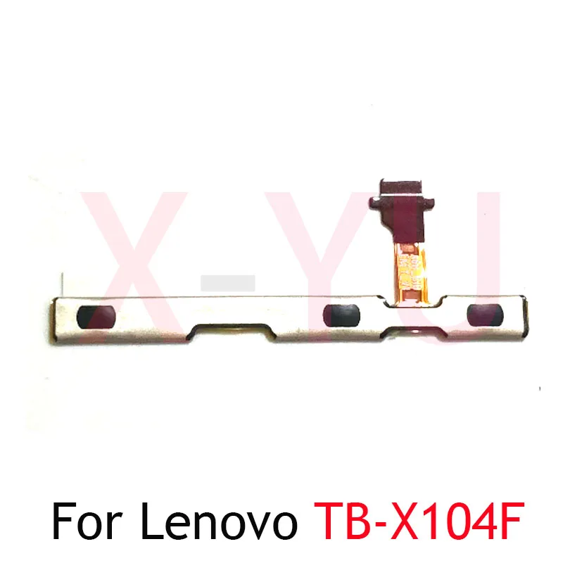 For Lenovo MediaPad Tab E10 TB-X104F TB-X104N X104 Power On Off Switch Volume Side Button Flex Cable