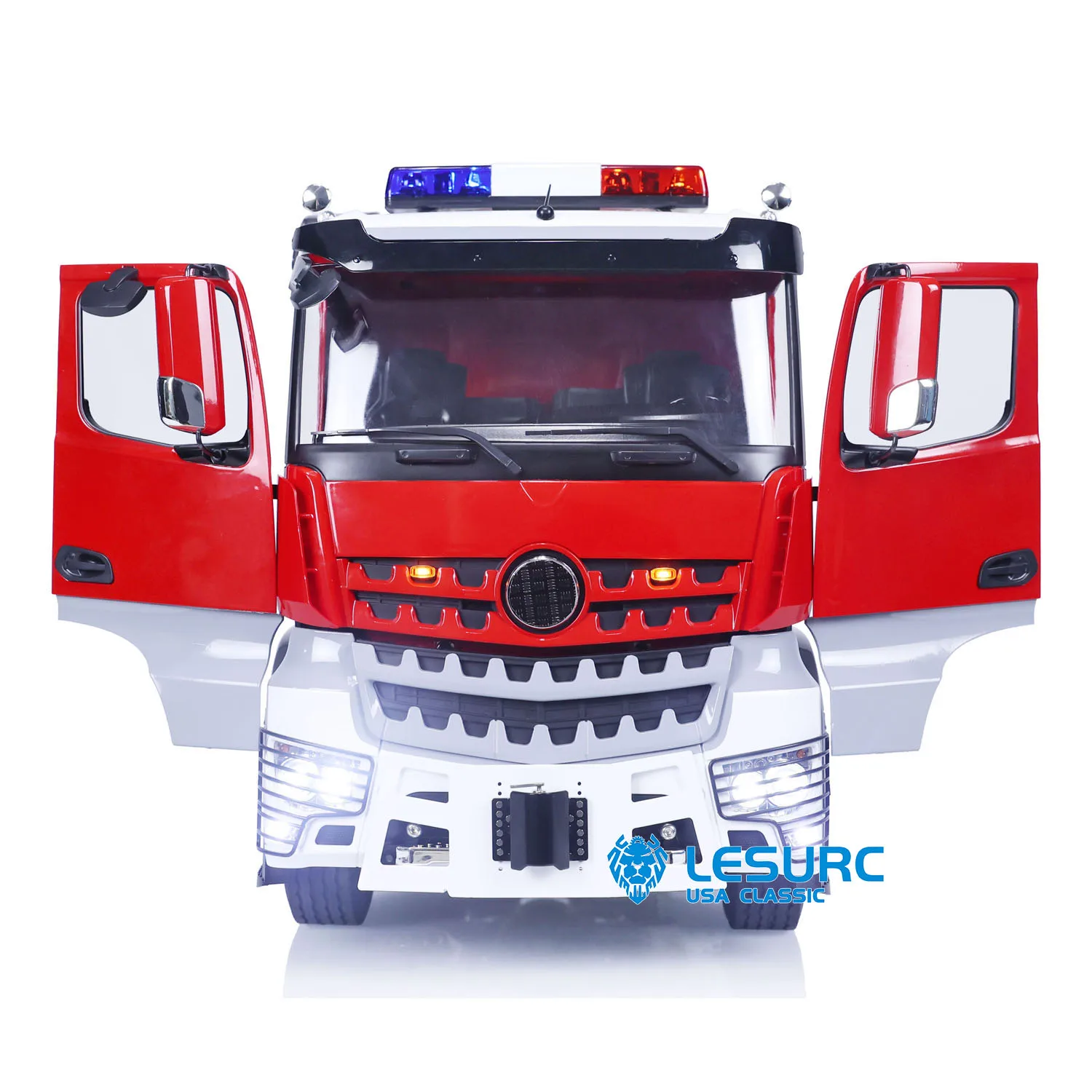 8x8 1/14 LESU RC Tractor Truck Metal Heavy Chassis For Remote Control 1851 3363 Assembled Painted Hydraulic Crane Cars