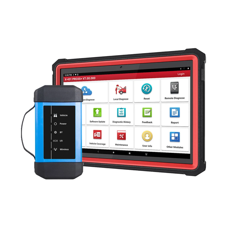 

LAUH X431 PRO3S+ V2.0 HDIII 12V Car/24V Truck/Heavy Duty 2 in 1 Diagnostic Tool D Heavy Truck Scanner X-431 PRO3S HD3