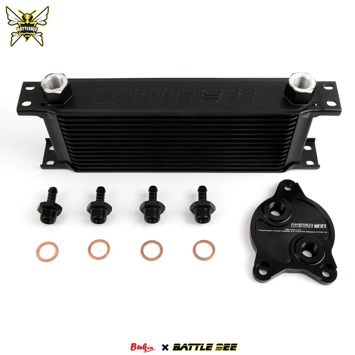 Car modification kit for Toyota Corolla/Levin using a simulated 6-speed CVT (K110) transmission heat dissipation system.