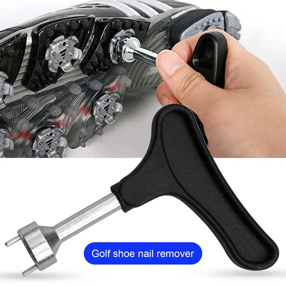 Useful Golf Nail Remove Tool  Fine Workmanship Reliable Golf Shoe Nail Puller  T-Shaped Handle Nail Remove Tool