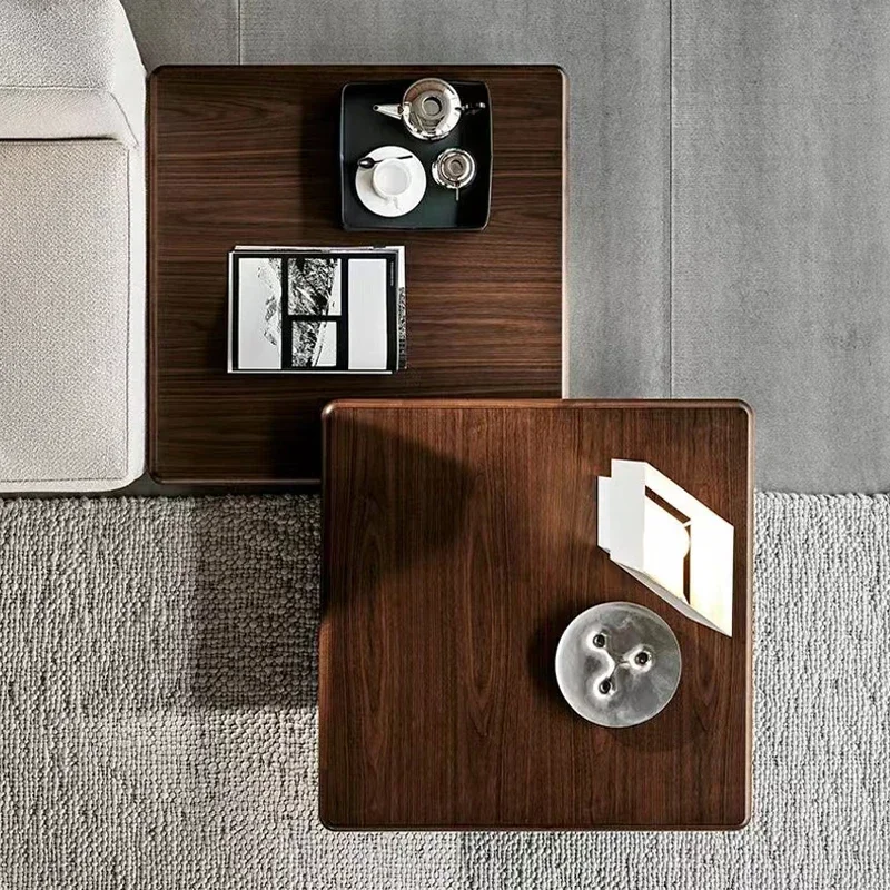 S Italian Square Coffee Table Combination Household Minimalist Living Room Side Table