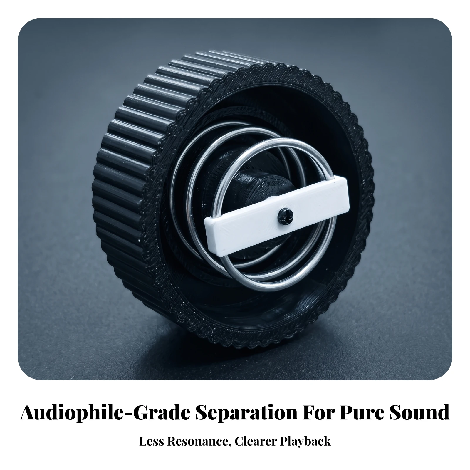 4 Pieces Turntable Shock-Absorbing Feet Shockproof Isolation Feet with Spring Damping Hardware Heavy-Duty Easy to Install