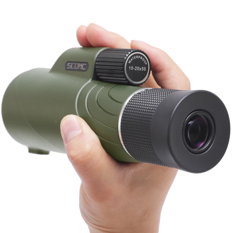 Imagem -06 - Scokc-powerful Zoom Monocular Telescope Bak4 Prisma Produtos de Caça Impermeáveis para Camping 1020x50