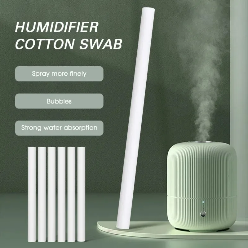 10/200x Cotton Sponge Stick Car Diffuser Sponges Humidifier Filters Replacement Cotton Stick Home Office Air Humidifier Supplies